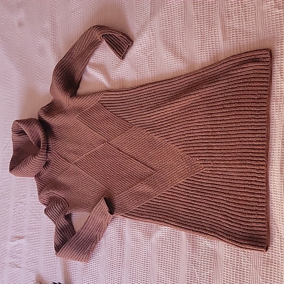 Nwt Caslon Ribbed Turtleneck Sweater Dress XXS - Picture 2 of 7